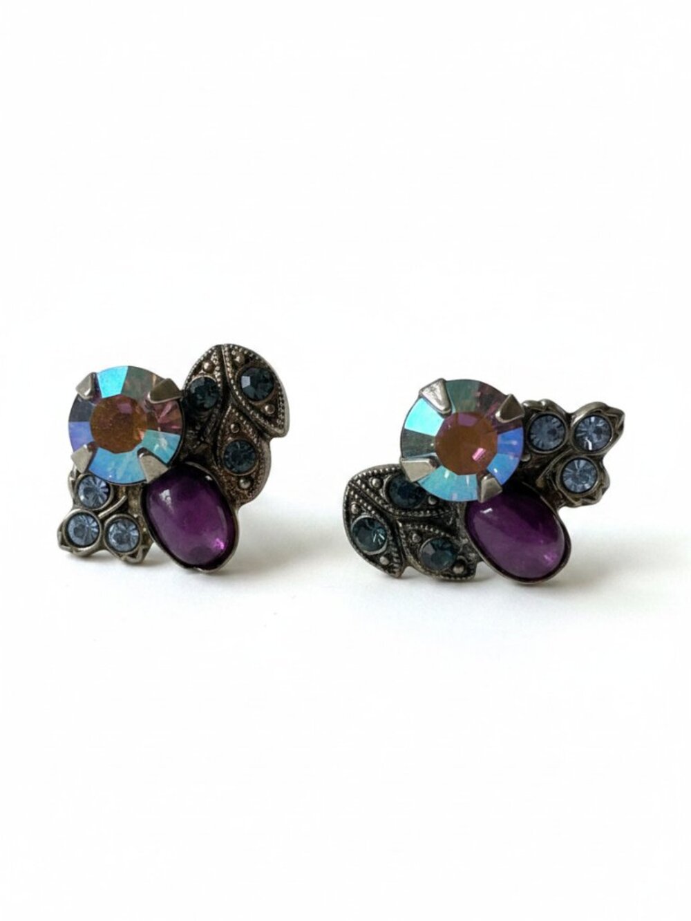 Sorelli Grape Cluster Earrings